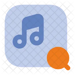 Music square search  Icon