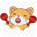 Music Cat Cute Icon
