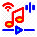 Music Streaming Live Streaming Online Music Icon