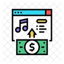 Music Subscription Buying Music Icon