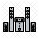Music System Subwoofer Speaker Box Icon