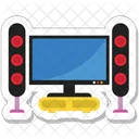 Music System Monitor Icon