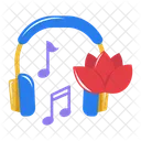 Music Therapy Headphone Relaxation Icon