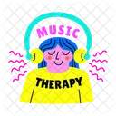 Music Therapy Listening Melody Icon