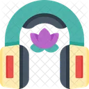 Music Therapy Earbuds Headphone Icon