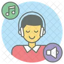 Music Therapy Listening Music Musical Treatment Icon