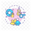 Music Therapy Creative Expression Self Expression Icon