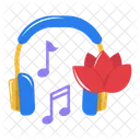 Music Therapy Headphone Relaxation Icon