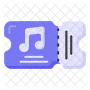 Music Ticket Concert Ticket Voucher Icon