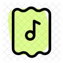 Music Ticket Concert Ticket Entrance Icon