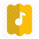 Music Ticket Concert Ticket Entrance Icon