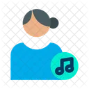 Music User Music Profile Female Profile Icon