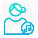 Music User Music Profile Female Profile Icon