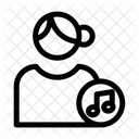 Music User Music Profile Female Profile Icon