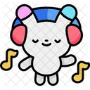 Musica Kawaii Conejito Icono