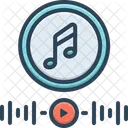 Cancao Musica Tocar Musica Ícone