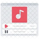 Musica Reproductor Sitio Web Icon