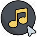 Musica Clic Boton Icon