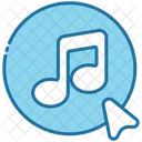 Musica Clic Boton Icon