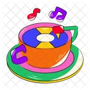 Música de café  Ícone