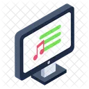 Reprodutor De Computador Midia De Computador Midia On Line Icon