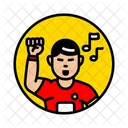 Cancao De Fa Melodia Hino Ícone