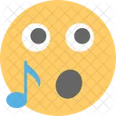 Musica Nota Smiley Ícone