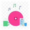 Musica Escritorio Coisas Ícone