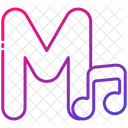 Musica Alfabeto Forma E Simbolo Icon