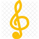 Agudos Clave De Sol Musica Icon