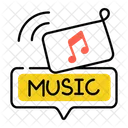 Musica Gravadora Musical Banner Musical Ícone