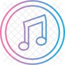 Musica Notas Audio Icon