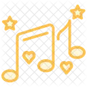 Icone De Linha Duotonica De Musica Icon