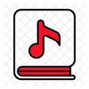 Livro De Musica Colcheia Nota Musical Ícone