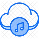 Música na nuvem  Ícone