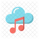 Musica Nube Informatica Icono