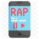 Música rap  Icono