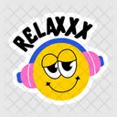 Musica Relaxante Emoji Relaxante Ouvir Musica Ícone