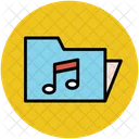 Musical Folder Sound Icon