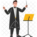 Conductor Orchestra Music Icon