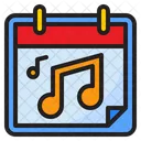 Musical Event Musical Day Date Icon