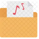 Musical Folder Musical Collection Archive Icon