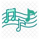 Musical Music Notes Melody Icon