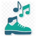 Musical Shoe Tap Music Icon