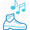 Musical Shoe Tap Music Icon