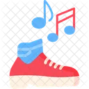 Musical Shoe Tap Music Icon