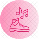 Musical Shoe Tap Music Icon