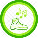 Musical Shoe Tap Music Icon