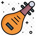 Musical Sitar Instrument Icon