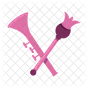 Instrument Music Pink Icon
